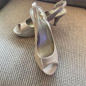 Nude platform heels!